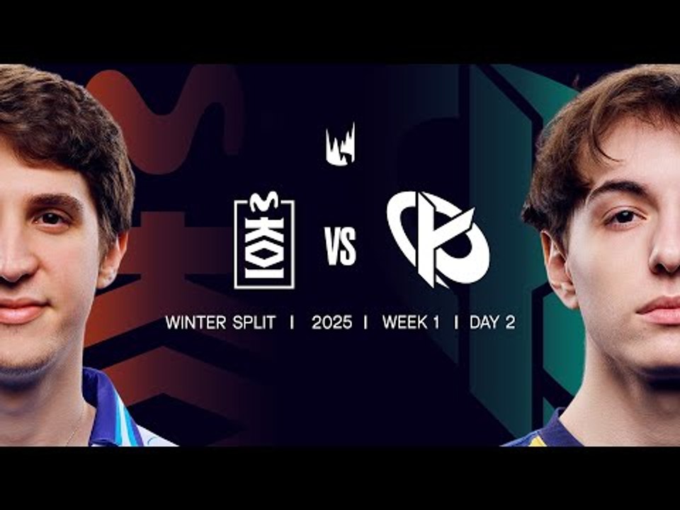 MDK v KC | 2025 LEC Winter | Week 01 Day 02 | Movistar KOI vs.Karmine Corp