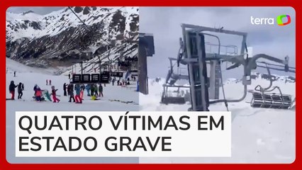 Acidente em teleférico deixa dezenas de feridos em estação de esqui na Espanha