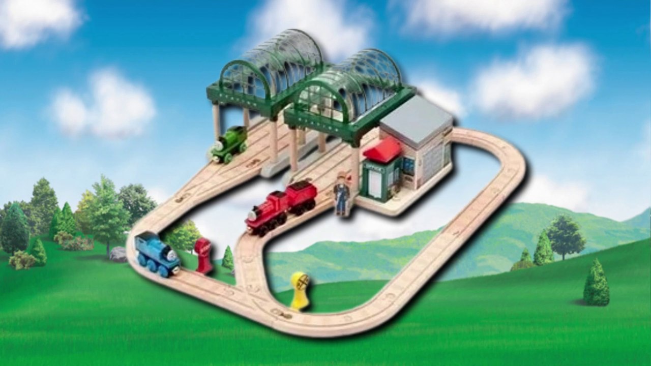 Turning a TALKING Thomas Wooden Railway into a TALKING THOMAS TOMY SET! (TWR Talking Railway Series Knapford Station Set)