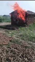 जमीन विवाद मे भारी हंगामा पुलिस टीम पर भी हमला, चार पुलिस कर्मी घायल,