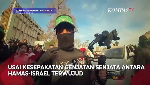 Detik-Detik Hamas Bebaskan 3 Sandera Israel Usai Gencatan Senjata Terwujud