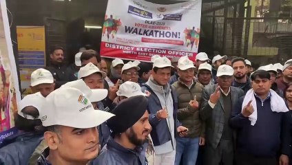 उत्तर पूर्व दिल्ली के जिला निर्वाचन अधिकारी ने वोटर जागरूकता के लिए पदयात्रा के साथ गाना भी लॉन्च किया