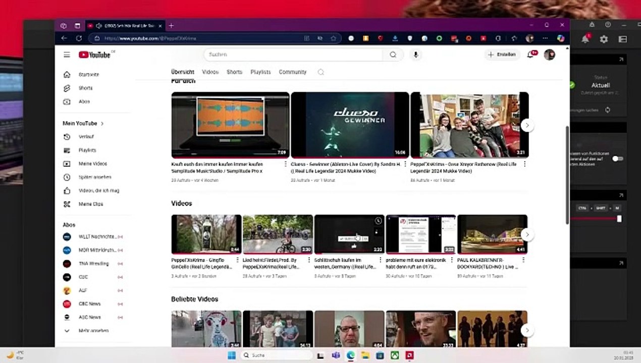 so viele aufrufe habe ich bei youtube (Real Life Legendär 2025 youtube Video)