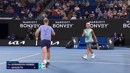 Goransson/Verbeek v Saville/Tu Highlights | Australian Open 2025 Third Round