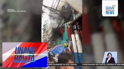 Magtiyuhin, patay sa sunog sa Tondo; isang senior citizen, nalapnos ang likod | Unang Balita
