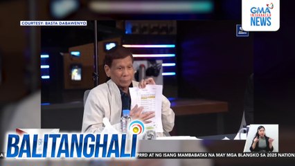 FPRRD at Davao City Rep. Ungab - P6.326-T budget ngayong 2025, walang bisa kaya hindi dapat ipatupad | Balitanghali
