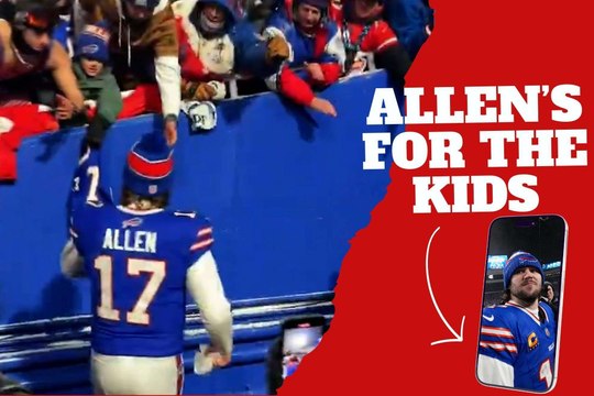 An unforgettable gift! Buffalo Bills’ Josh Allen surprises a kid after beating the Baltimore Ravens