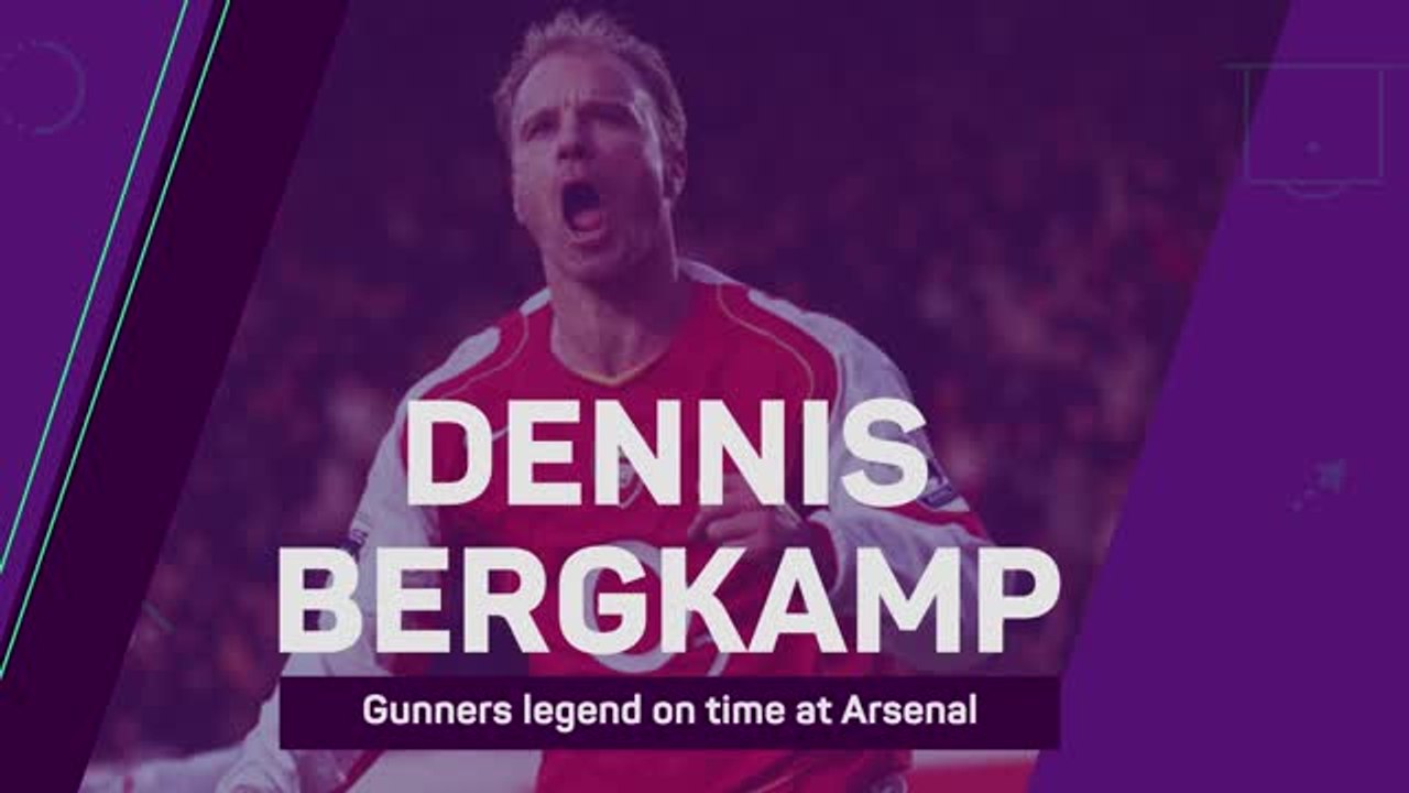 Dennis Bergkamp reflects on 'very enjoyable' Arsenal career