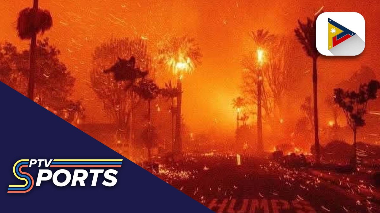 Hosting 2028 Olympic games at iba pang major sporting events sa L.A, maaaring maapektuhan dahil sa wildfire