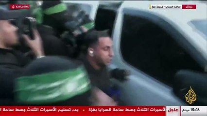 İsrail-Hamas arasında rehine takasından görüntüler