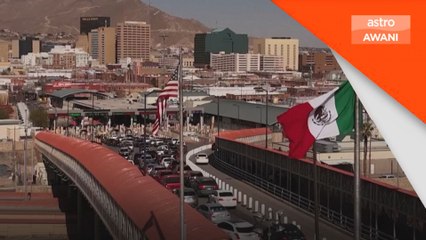 Bandar di sempadan Mexico kekal tenang