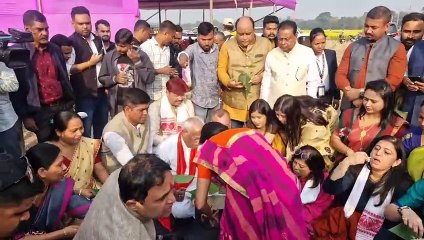 কামৰূপৰ চাংসাৰিত ন খোৱা উৎসৱ।