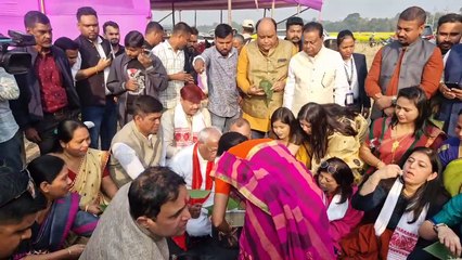 কামৰূপৰ চাংসাৰিত ন খোৱা উৎসৱ।