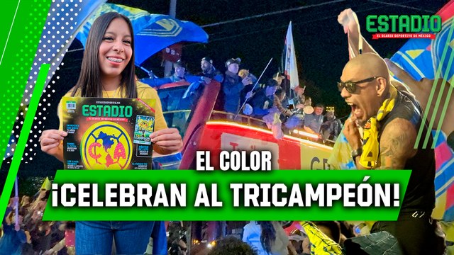 Así se CELEBRA el TRICAMPEONATO de América en el Estadio Azteca | Estadio Deportes