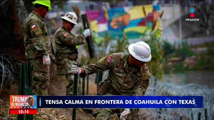 Greg Abbott fortalece la barrera antimigrante en el río Bravo