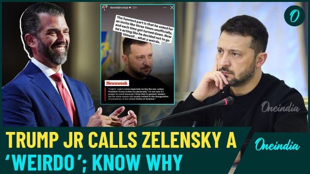Trump Jr. Mocks Zelensky for ‘Begging’ for Donald Trump’s Inauguration Invite | ‘He’s a Weirdo’