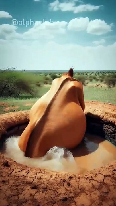 Heavy_goat_fell_into_huge_muddy_well_takeout_by_rescue_team_#humanity_#animals_#goat_#rescueanimals