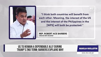 US to remain a dependable ally during Trump's 2nd term; Barbers explains why