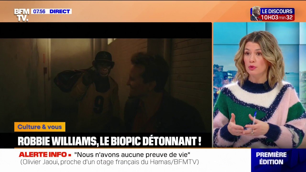 Robbie Williams se dévoile dans le biopic "Better Man", où un singe incarne l'artiste