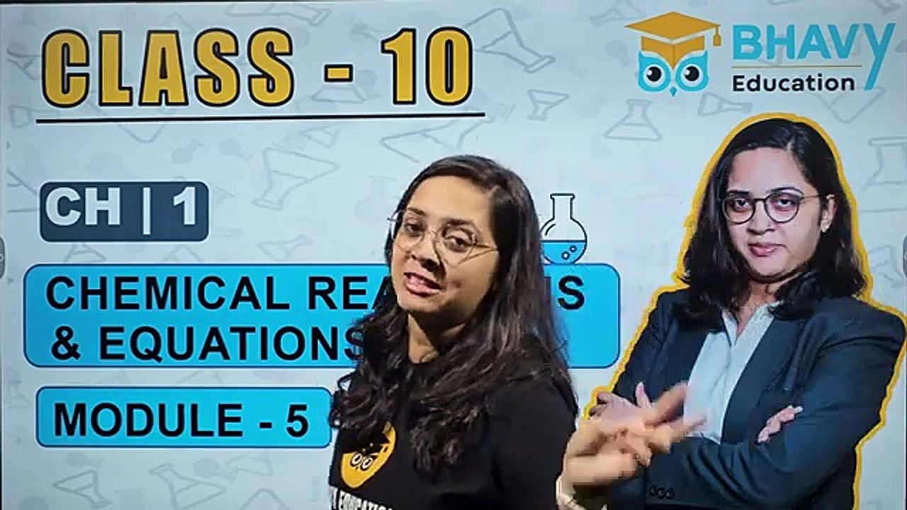 Class: 10th Subject: Science - Chemistry Chapter: Chemical Reactions and Equations (Chapter 1) (Part 4) Topics Covered By Dimple Mam - Types of Chemical Reactions Introduction  1.Combination reaction, Endothermic reaction, 3D Practical Exothermic reaction