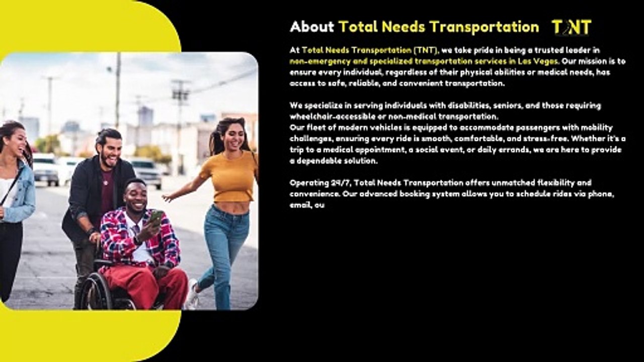 Freedom on Wheels : Dedicated Transportation for Disabled Individuals