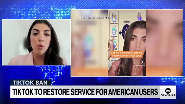 TikTok says it’s restoring service for U.S. users