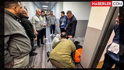 Basın toplantısı sonrası korkutan anlar: Mourinho başında bekledi