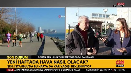 Orhan Şen canlı yayında açıkladı: Bu hafta İstanbul'da kar olacak mı?
