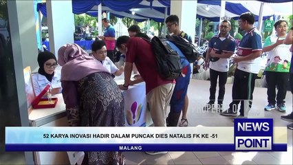 52 KARYA INOVASI HADIR DALAM PUNCAK DIES NATALIS FK KE  51 - NEWS POINT