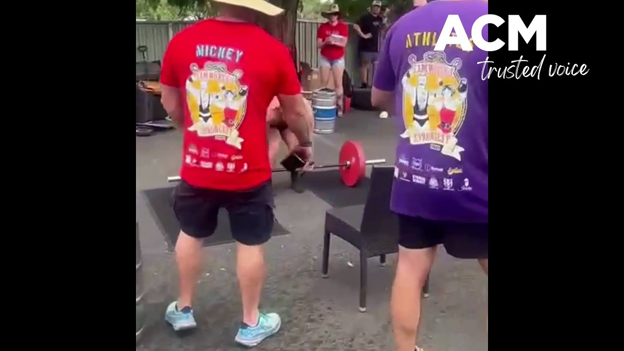 Dan Rogers hulks out en route to becoming Tamworth's Strongest Man