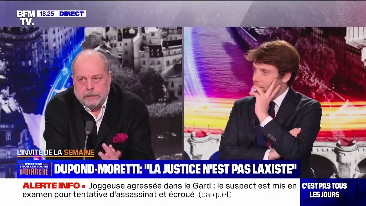L’ex-ministre de la Justice Éric Dupond-Moretti affirme qu’il « ne respecte pas les valeurs » du Rassemblement national : « Ce parti ne s’est pas dédiabolisé » - Regardez