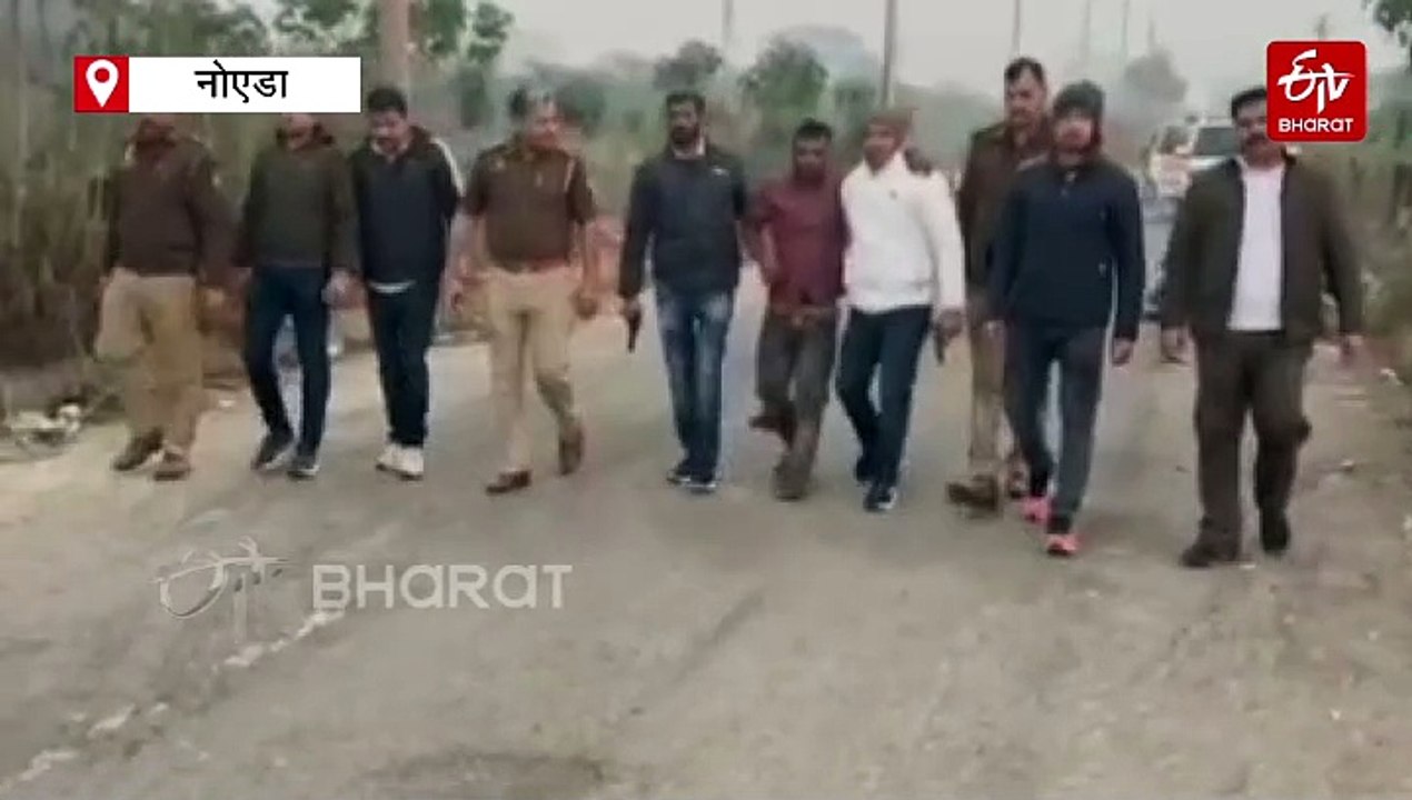 नोएडा में शातिर बदमाश से पुलिस की मुठभेड़,फायरिंग में बदमाश घायल
