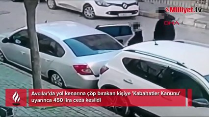 Yer: İstanbul! Çöpünü yola bırakana para cezası
