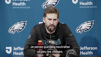Eagles - Sirianni  "La neige a joué un rôle, mais nous avons trouvé une solution"