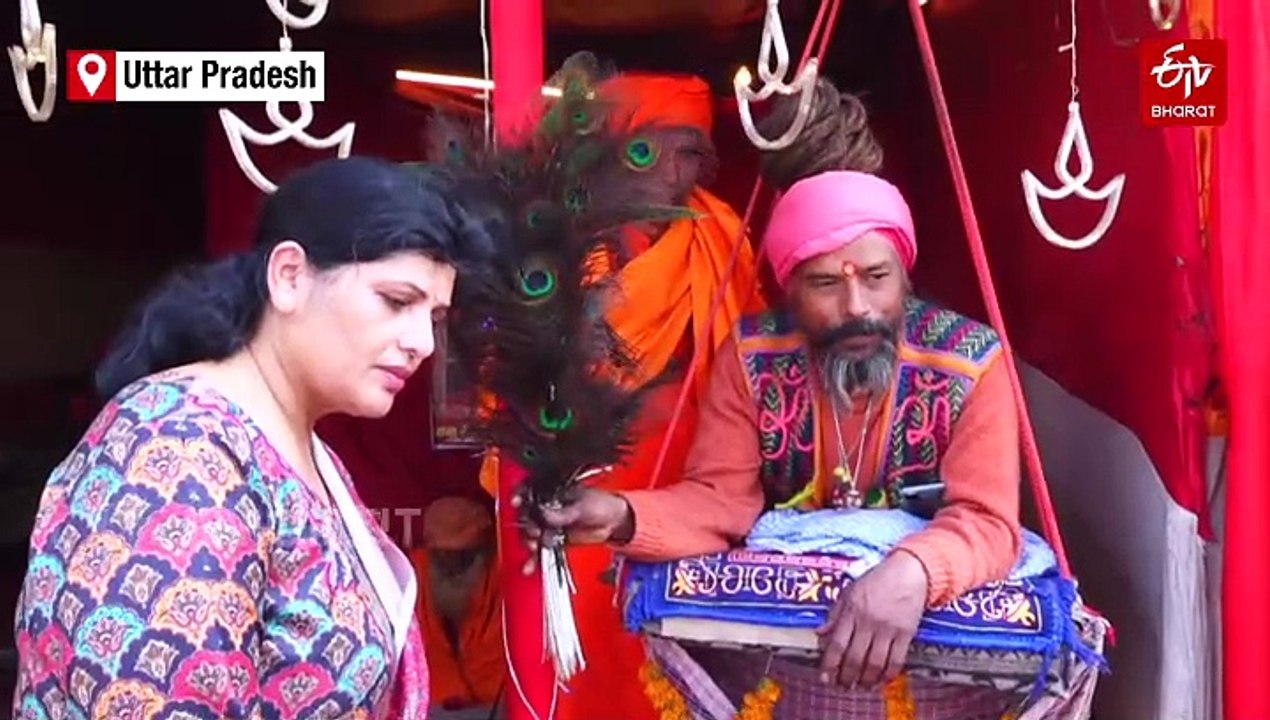 Maha Kumbh: This Sadhu Claims To Have Been Standing For Six Years Without Sitting Or Lying Down