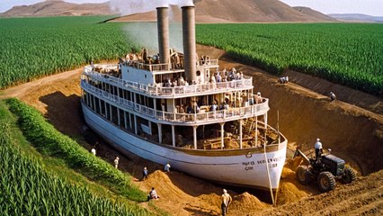 Un navire vieux de 132 ans découvert sous un champ de maïs