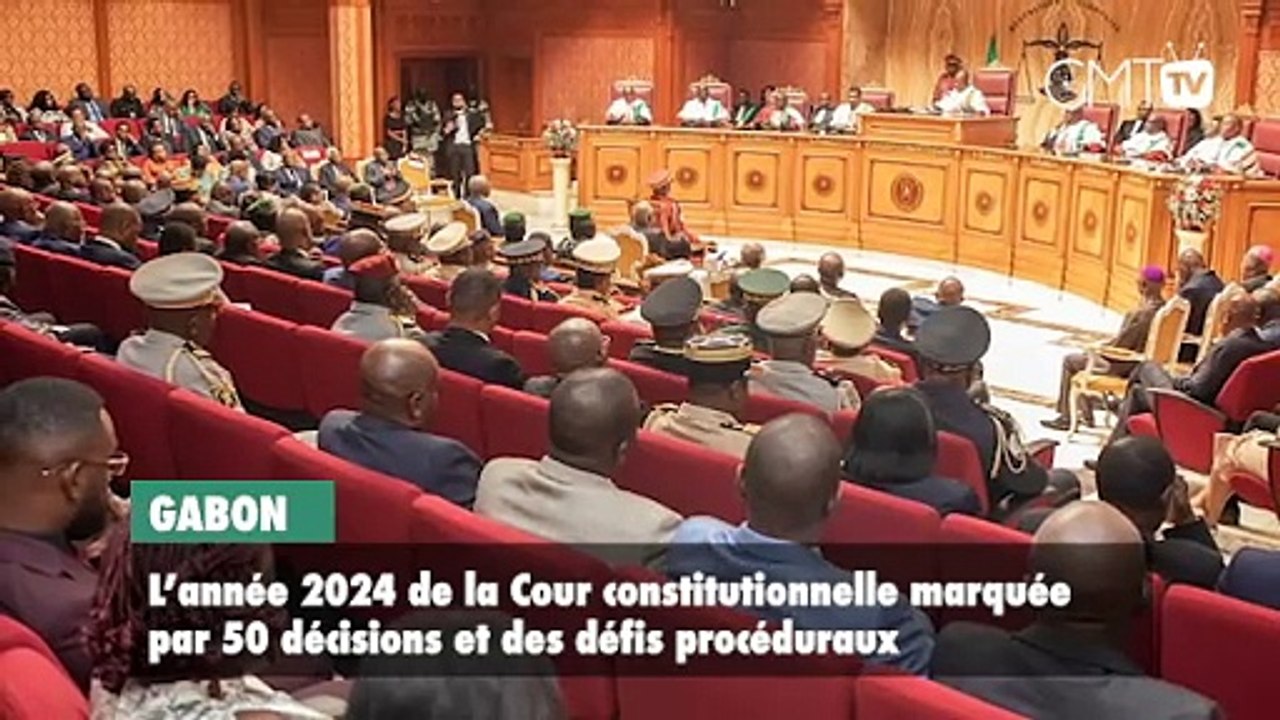 [#Reportage] Gabon : l’année 2024 de la Cour constitutionnelle marquée par 50 décisions et des défis procéduraux