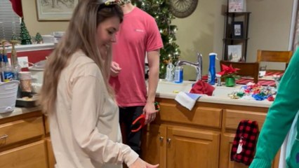 Christmas party turns competitive with the uber-fun 'Musical Candy Canes' game