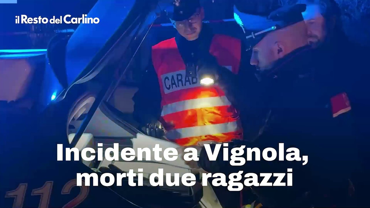 Incidente a Vignola, morti due ragazzi: video