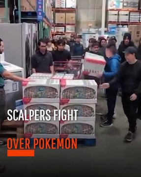 Scalpers Fight Over Pokemon Cards