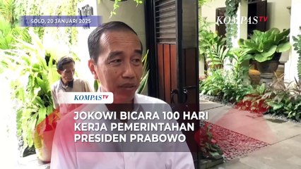 Jokowi Buka Suara soal 100 Hari Kerja Pemerintahan Presiden Prabowo