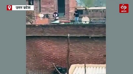 मुरादाबाद में फायरिंग और पत्थरबाजी VIDEO; पुरानी रंजिश को लेकर एक समुदाय के दो पक्ष भिड़े, 11 पर FIR