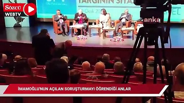 Ekrem İmamoğlu'nun Akın Gürlek ile ilgili sözleri nedeniyle kendisine açılan soruşturmayı öğrendiği anlar
