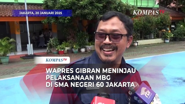 Usai Wapres Gibran Meninjau Pelaksanaan MBG di SMA Negeri 60 Jakarta, Siswa Beri Pesan Ini