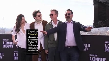 I look di Timothée Chalamet a Roma