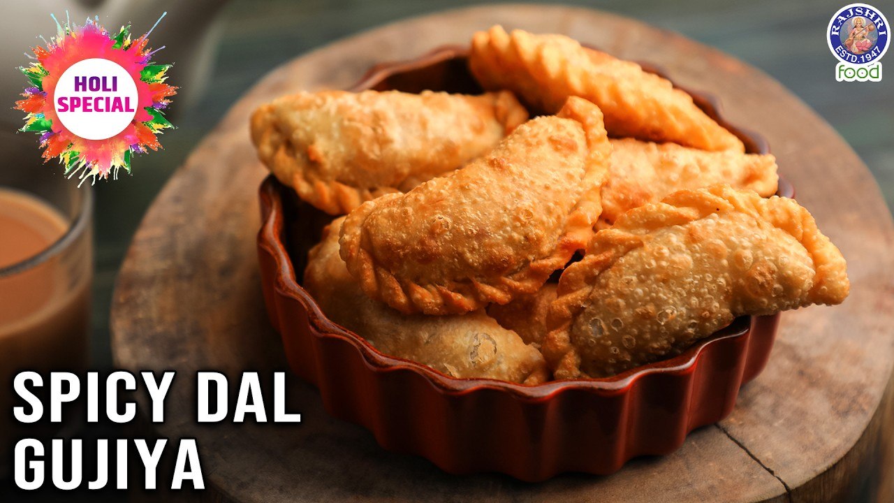 Spicy Dal Gujiya | Moong Dal Gujiya | Holi Spec...