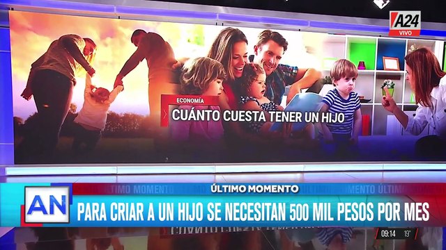 Según el INDEC, para criar a un hijo se necesitan 500 mil pesos por mes