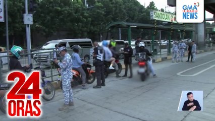 Mahigit 30 motorista at isang government van, sinita at tiniketan dahil dumaan sa EDSA Busway | 24 Oras