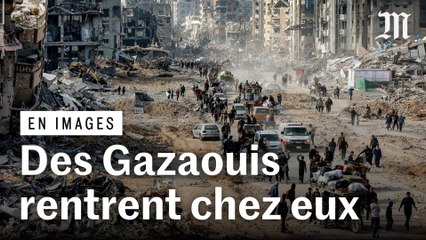 Gaza : les déplacés retournent chez eux et retrouvent des ruines