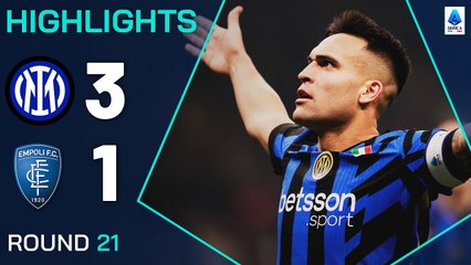 Inter vs Empoli (3-1) | Serie A 2024/25 | Fecha 21